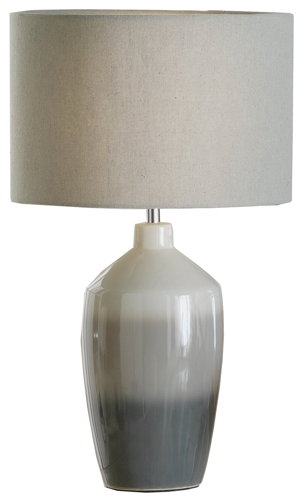 Argos Home Woodley Ombre Ceramic Table Lamp - Grey