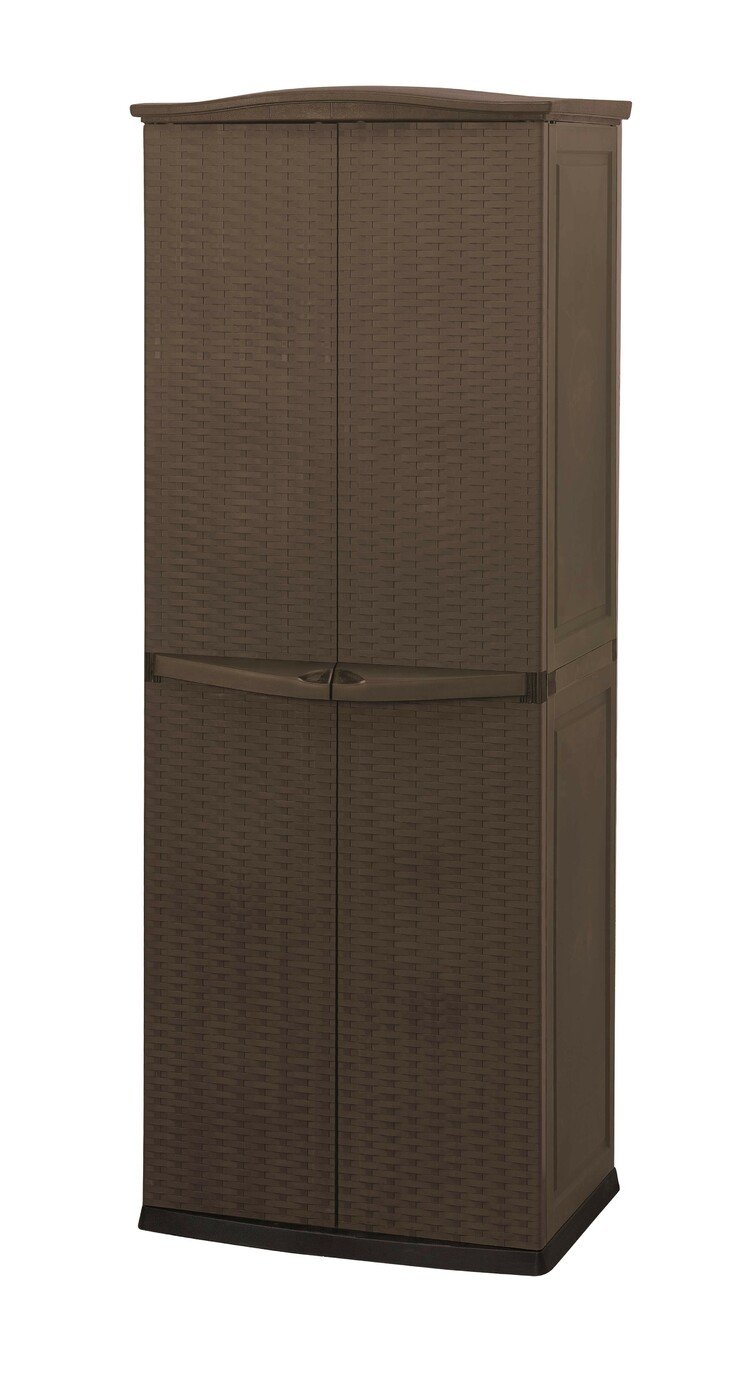 Keter 627L Rattan Effect Garden Utility Cupboard Review