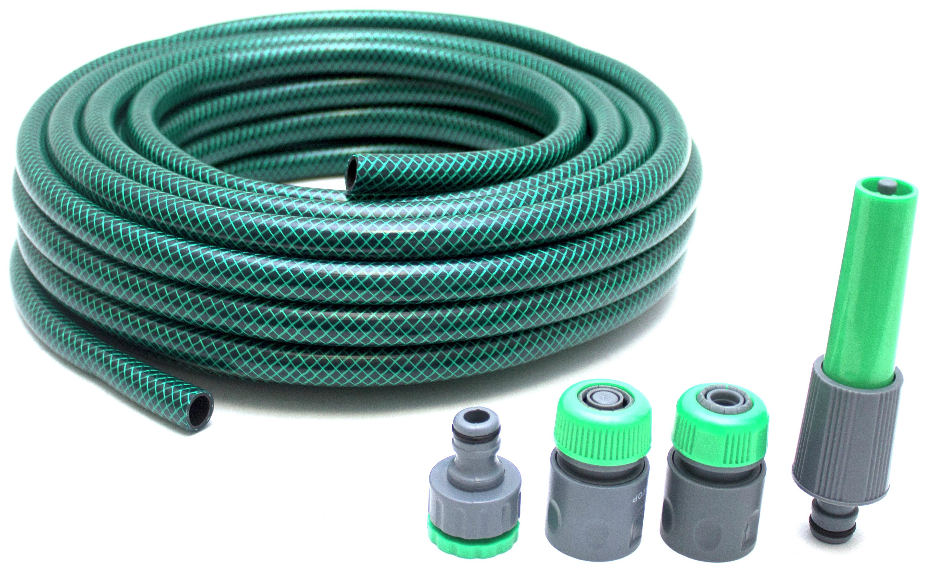 Hose with 4 Connectors - 15m