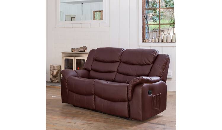 Artemis Home Almeira 2 Seat Recliner Sofa - Burgundy