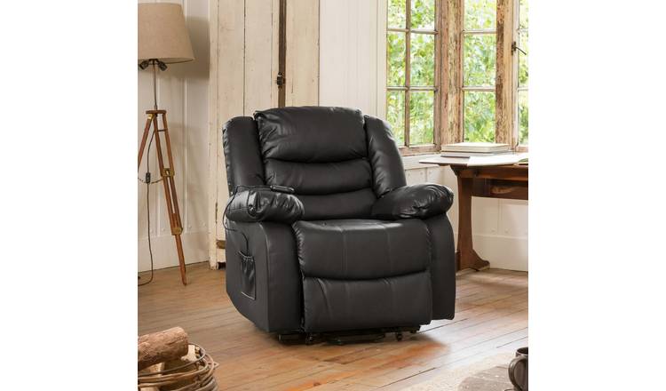 Artemis Home Brooklyn Electric Riser Recliner with Massage and Heat - Black