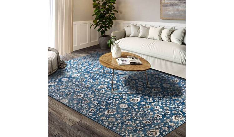 Villeroy & Boch Blue 1869 Ernest Vintage Floral Rug - 200 x 280cm