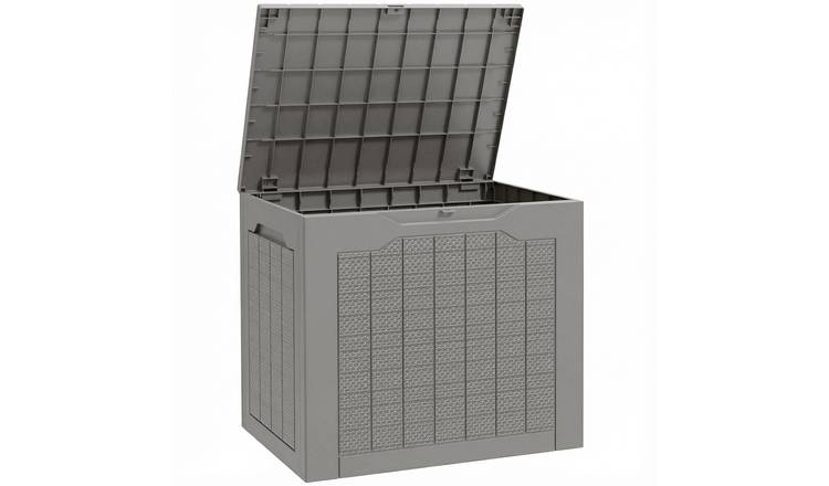 Outsunny Polypropylene Garden Storage Box - Khaki