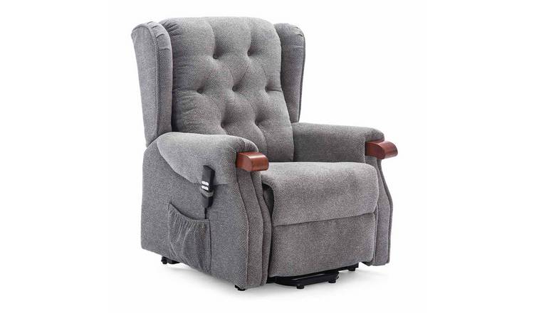 Furniture Online Harrogate Dual Motor Electric Rise Recliner Chair - Grey