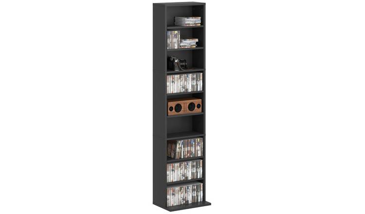 HOMCOM 9 Tier Adjustable Shelf - Black