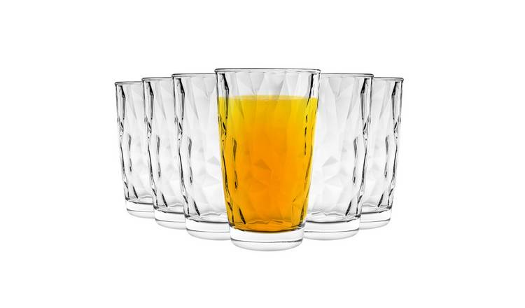 Bormioli Rocco Diamond Highball Glasses - 470ml - Clear - Pack of 12