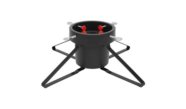 Harbour Housewares Classic Real Christmas Tree Stand - Black