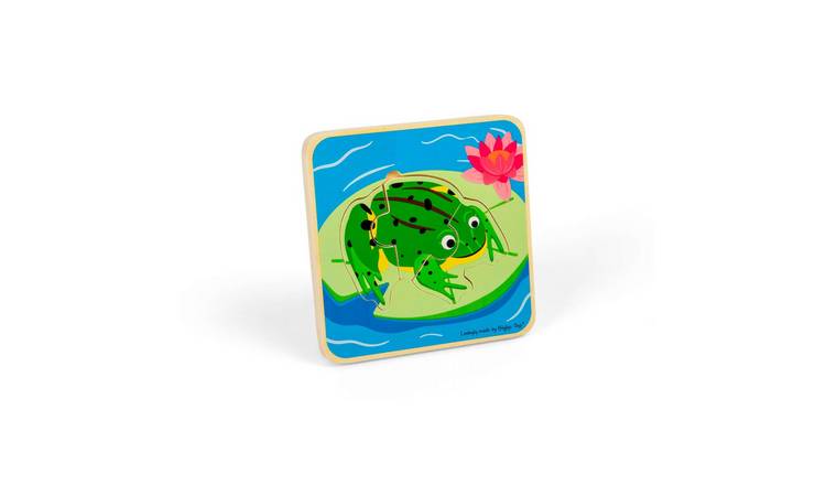 Bigjigs Toys Lifecycle Layer Puzzle - Frog - 18 Months +
