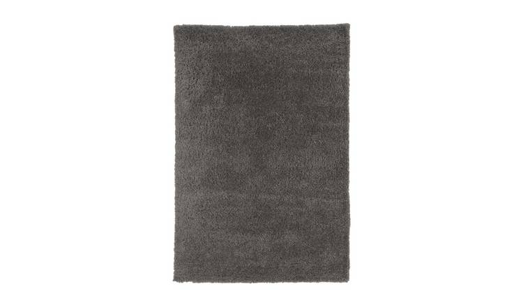 Kukoon Slate Grey Super Soft Shaggy Rug - 120 x 170cm