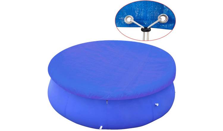 Walplus Round for 457 cm Pools Pool Cover - Dark Blue - 480 cm