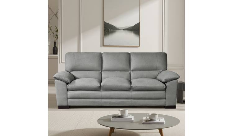 Artemis Home Ramona 3 Seat Fabric Sofa - Grey