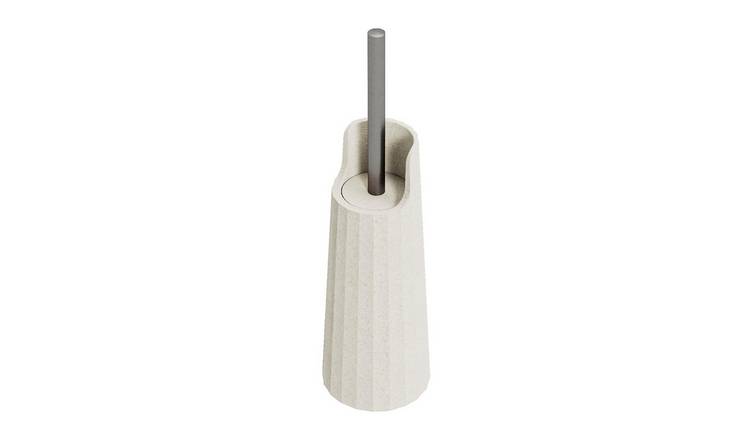 Cosmic Avenir Toilet Brush & Holder - White Natur