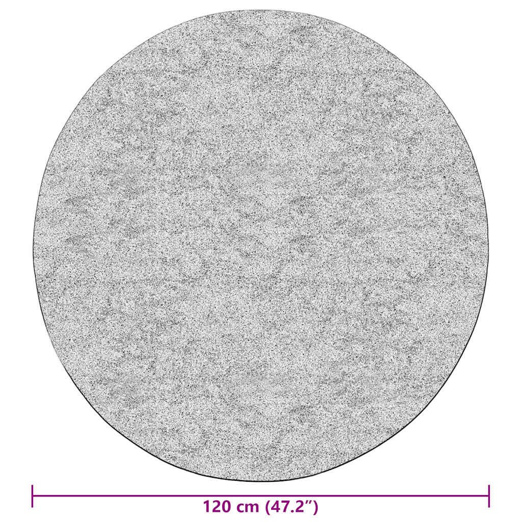 Walplus Polyester 4 mm Pile Rug - Anthracite - 120 cm - Image 6