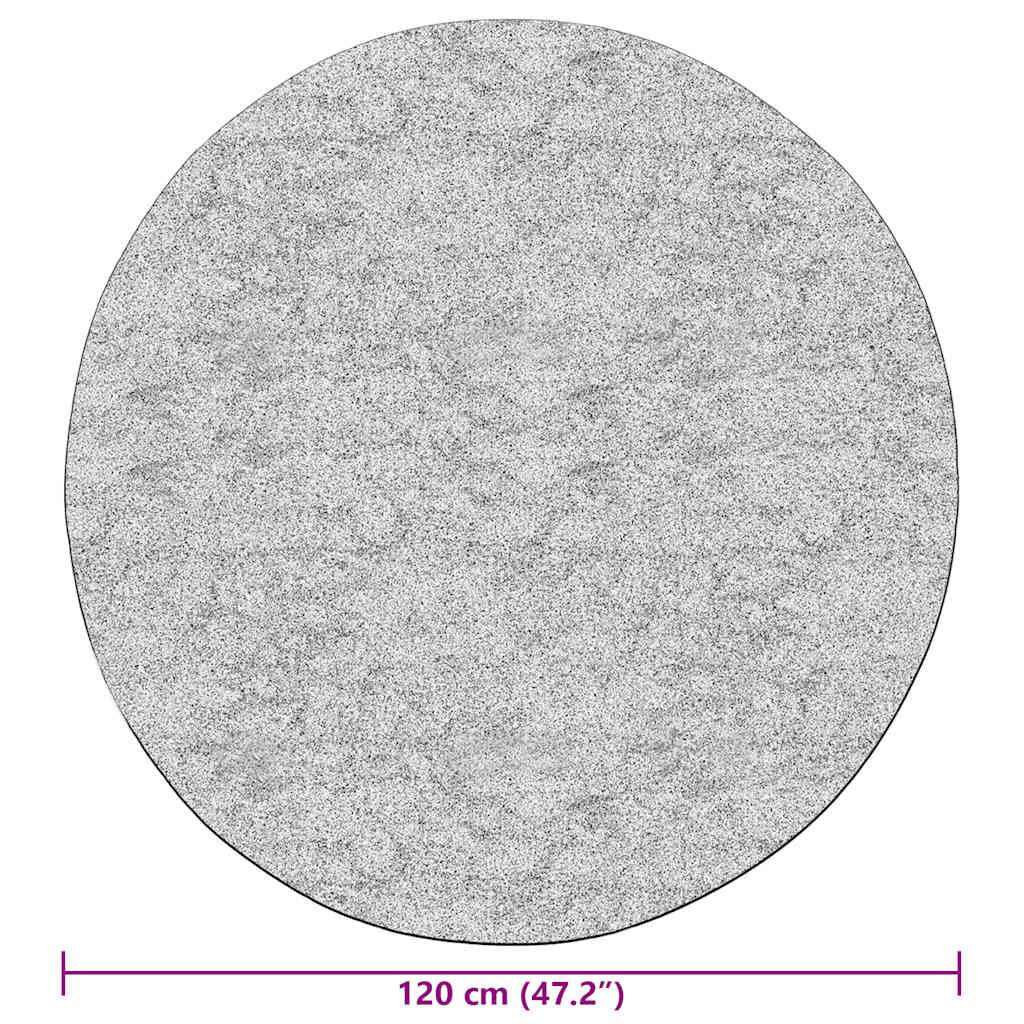 Walplus Polyester 4 mm Pile Rug - Anthracite - 120 cm - Image 6
