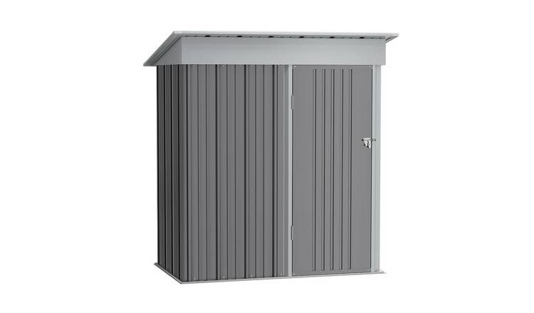 Living and Home Metal Garden Storage Shed 3 x 5ft