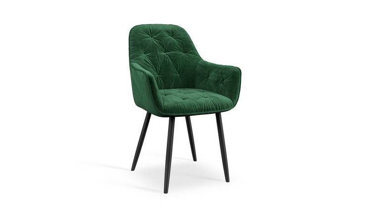 Furniture Online Anika Set Of 8 Velvet Dining Chair – Green