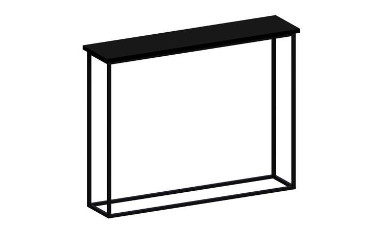 Vida Designs Console Table With Metal Leg - Black