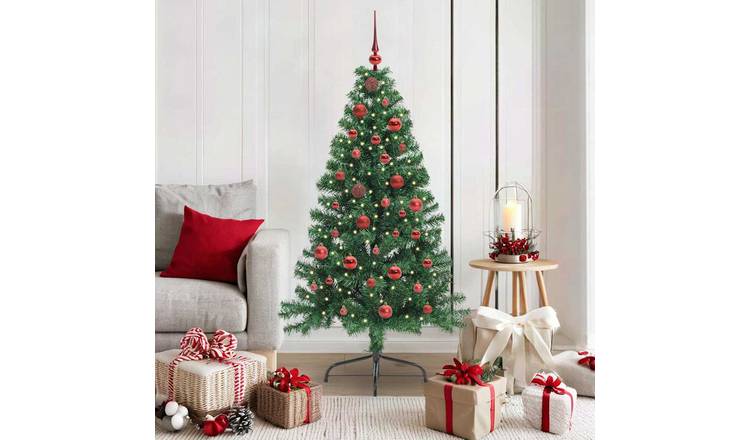 Walplus 150 LED String Lights Pre-lit Artificial Christmas Tree - Green - 150 cm