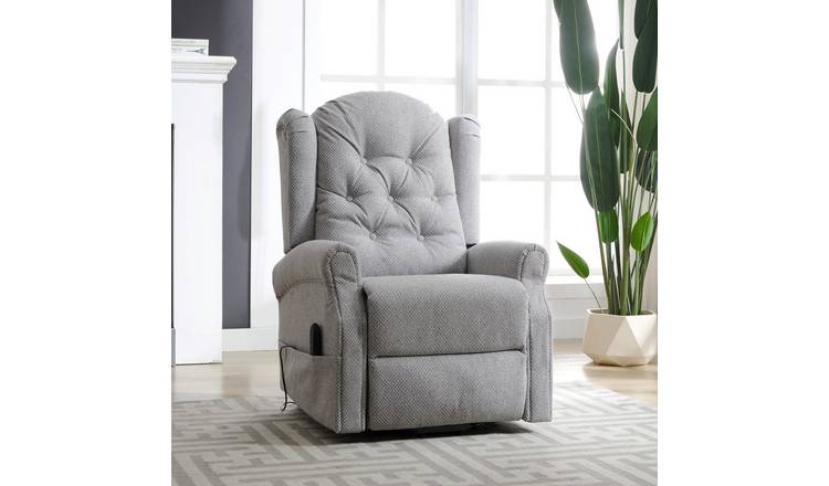 Artemis Home Crawley Electric Riser Recliner with Massage and Heat - Light Grey