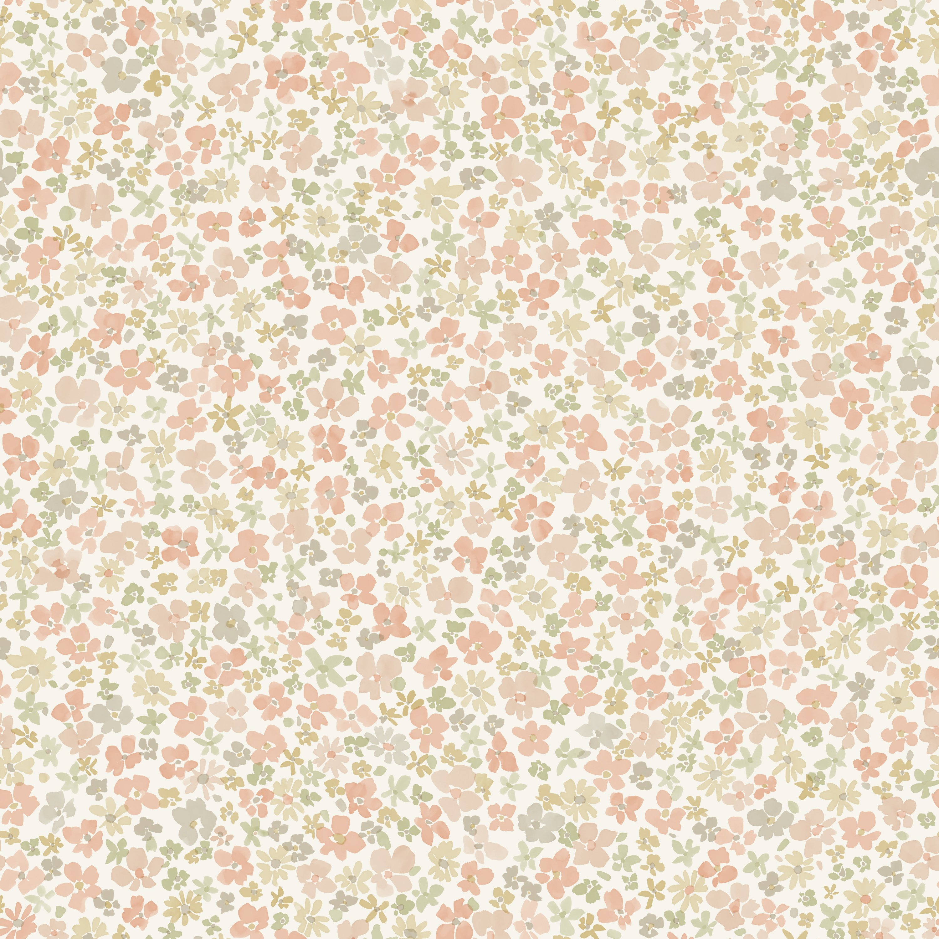 Grandeco Veronica Ditsy Daisy Floral Nursery Textured Wallpaper - Multi - Image 2
