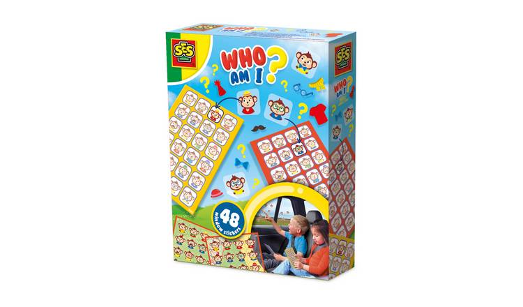 SES Creative Who Am I Window Stickers Car Travel Game