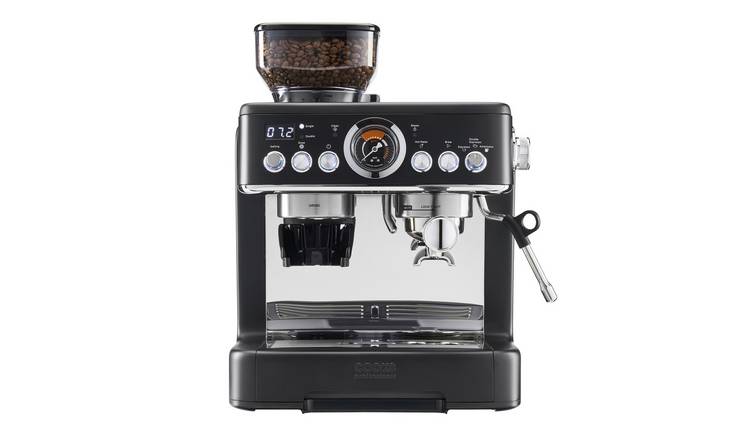 Cooks Professional Bean-to-Cup Espresso Coffee Machine - Black