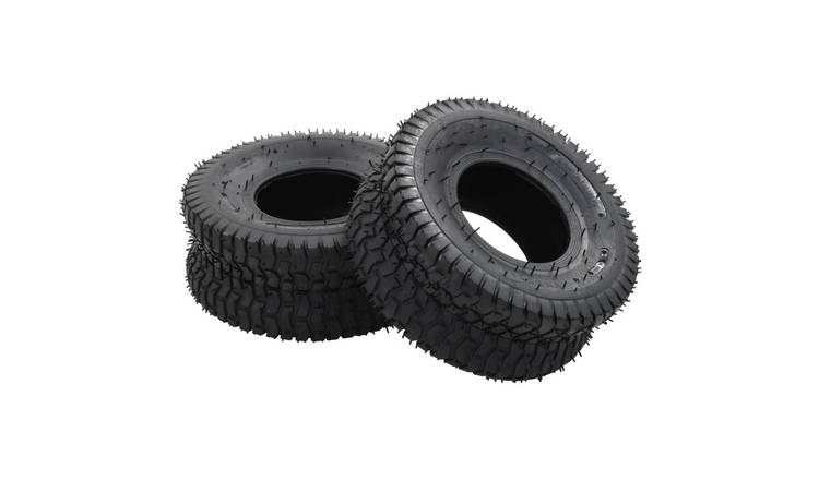 Walplus Tyre Rubber Standard for Wheelbarrow Durable - Black