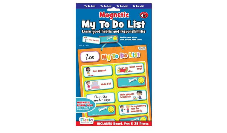 Fiesta Crafts Magnetic My To Do List - 4 Years +
