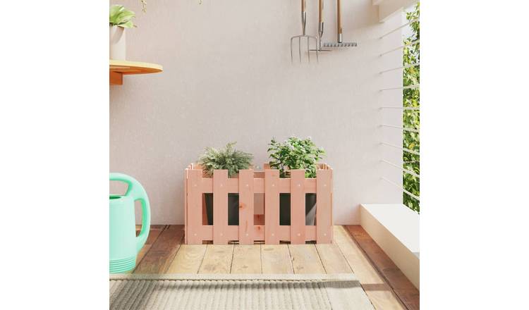 Walplus Wood Garden Planter V2 - 60 x 30 x 30 cm