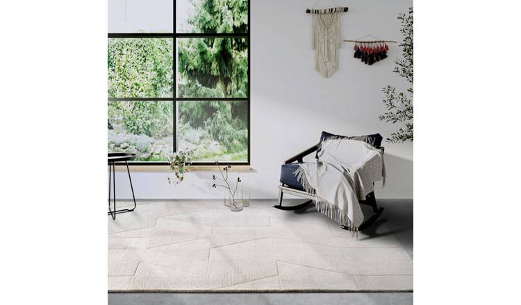 Villeroy & Boch White 1906 Ursule Wool Rug - 160 x 230cm