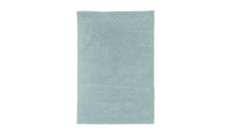 Kukoon Duck Egg Blue Super Soft Shaggy Rug - 200 x 290cm