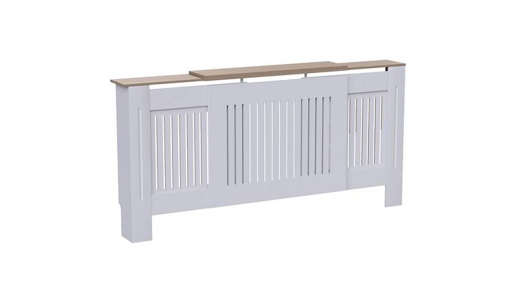 Vida Designs Arlington Adjustable Radiator Cover - White