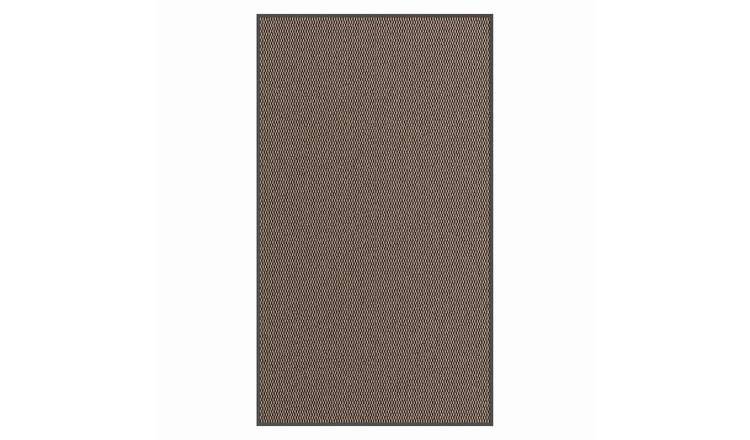 Walplus 5mm Thick Polypropylene Patterned Doormat - Brown - 115 x 200 cm
