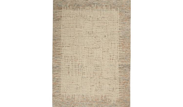 Mega Flooring Beige Handmade Abstract Rug - 69 x 229cm