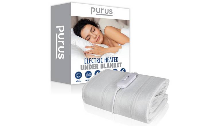 Purus Heated Electric Blanket Soft Polyester - Double