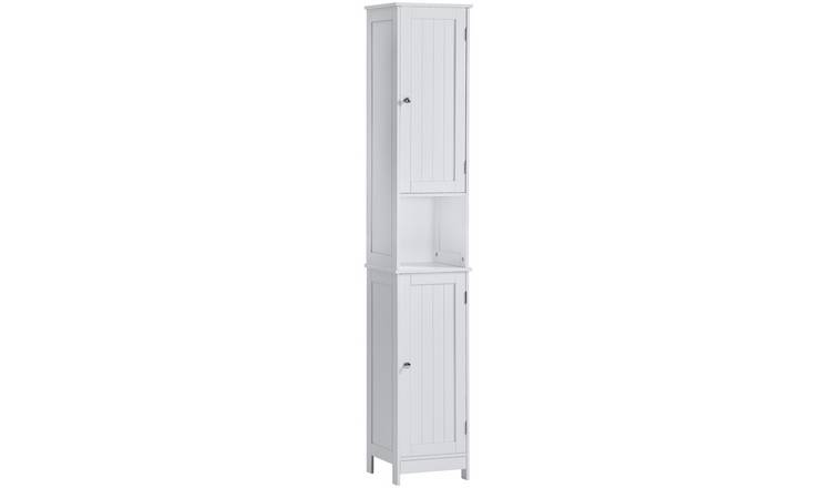 Bath Vida Priano 2 Door Tall Cabinet - White