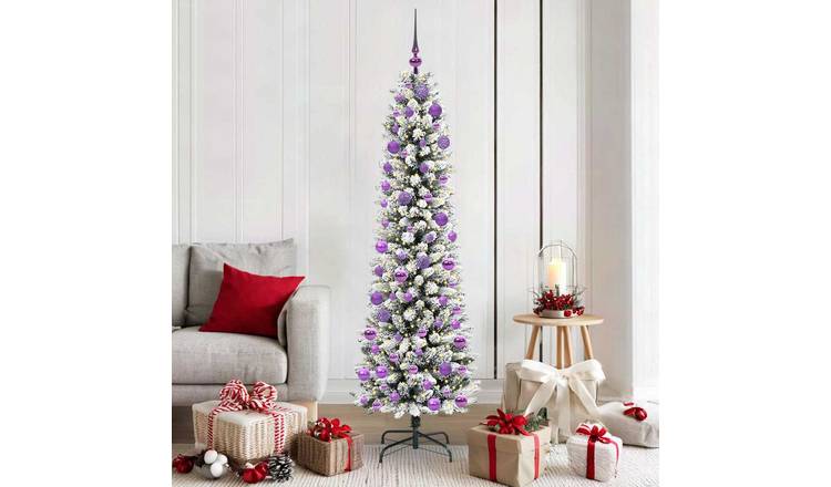 Walplus 300 LED Bulbs Artificial Christmas Tree - White - 180 cm