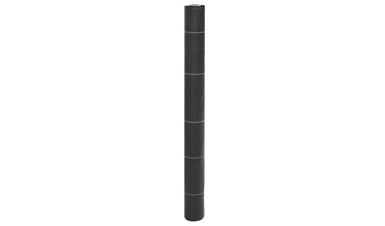 Walplus 100g/m² Polypropylene Gerden Plant Membrane PP - Black - 100 x 15000 cm