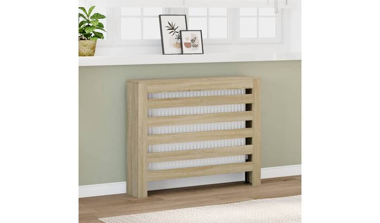 Walplus Engineered Wood Radiator Cover - Sonoma Oak - 104 x 20 x 82 cm
