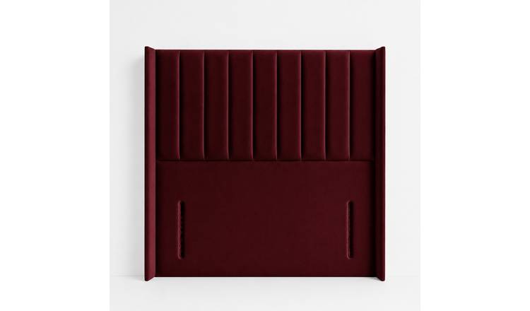 Comfy Deluxe Ameila Super King Headboard - Maroon