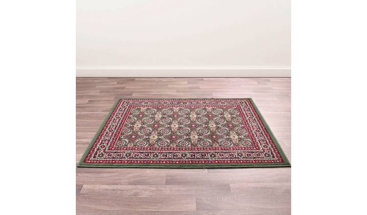 Mega Flooring Multi Traditional Bordered Rug - 60 x 110cm