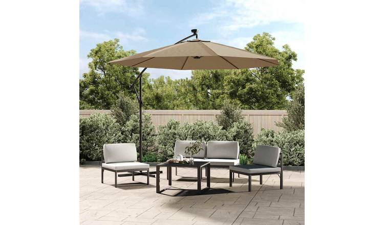 Walplus Polyester Replacement for Cantilever Umbrella - Taupe - 350 cm