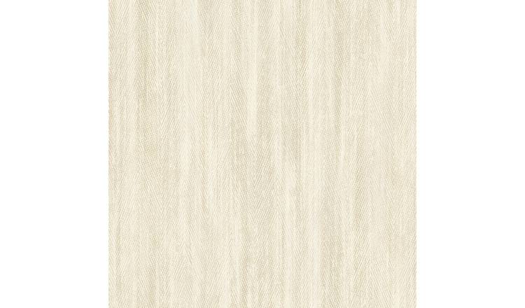 Grandeco Arcana Fabric Effect textured Wallpaper - Cream