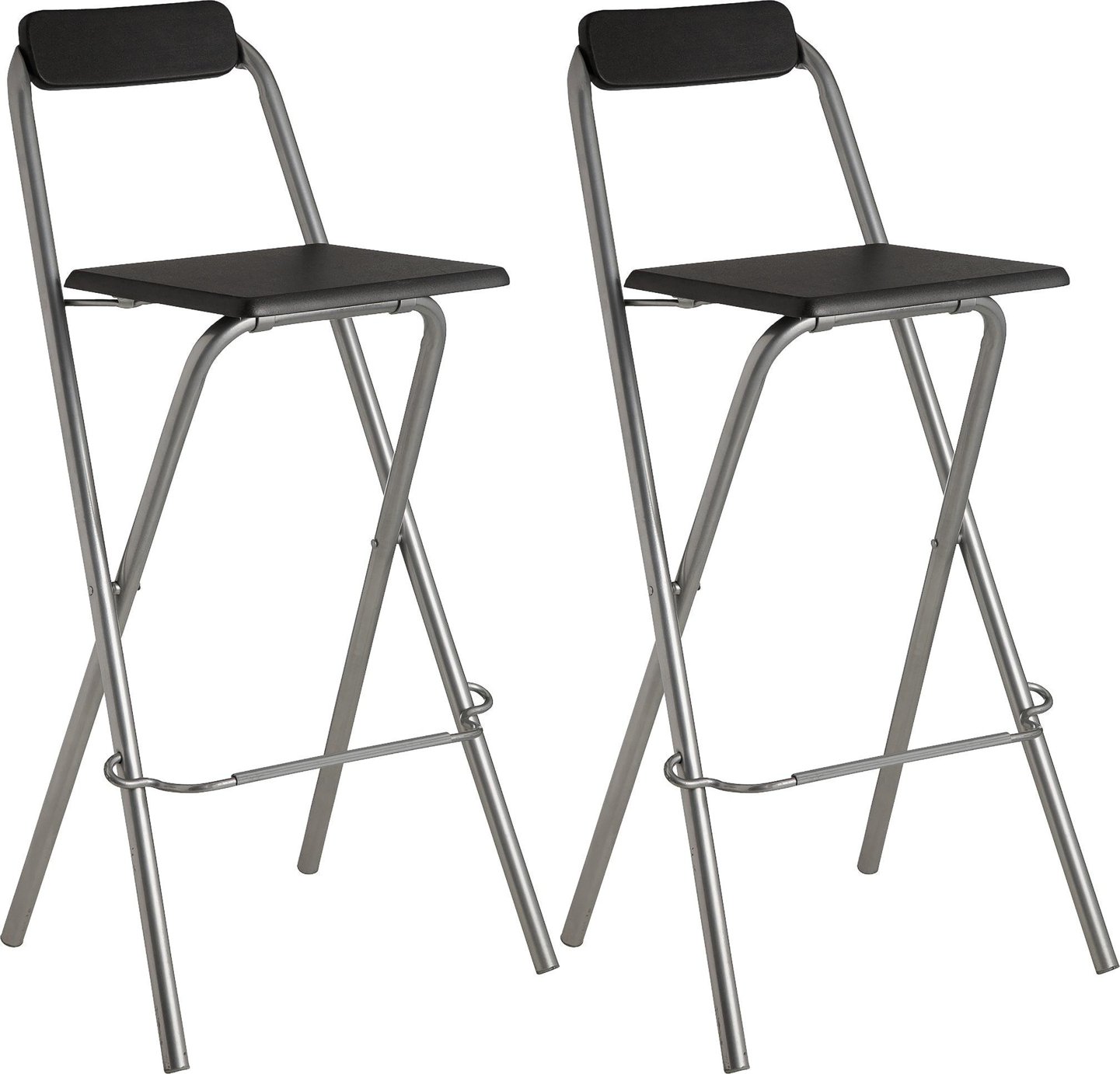 Simple Value Theo Pair of Folding Bar Stools 6000262 Argos