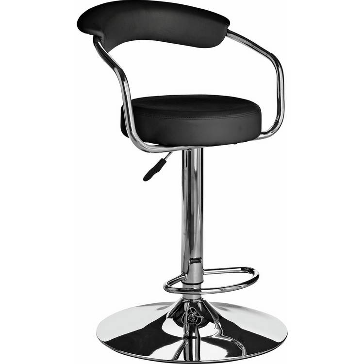 Argos Home Executive Gas Lift Bar Stool - Black 0