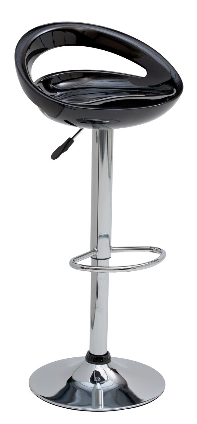 Argos Home Ottawa Gas Lift Bar Stool - Black