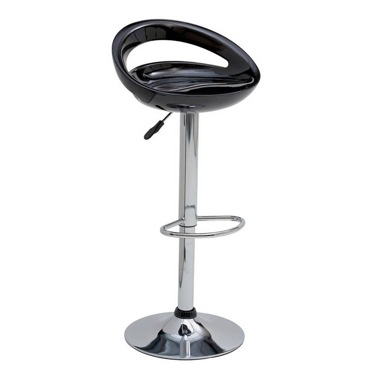 Argos Home Ottawa Gas Lift Bar Stool - Black 0