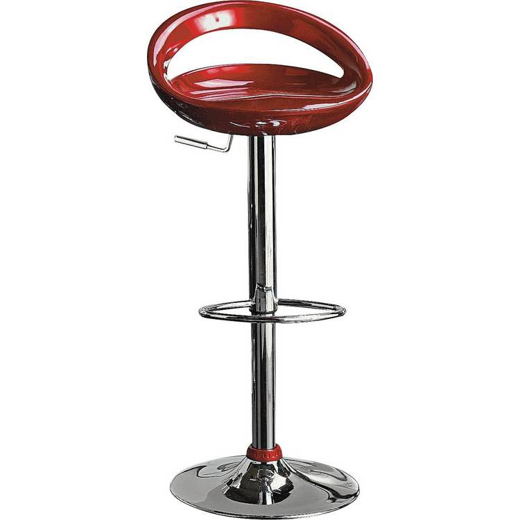 Argos Home Ottawa Gas Lift Bar Stool - Red 0