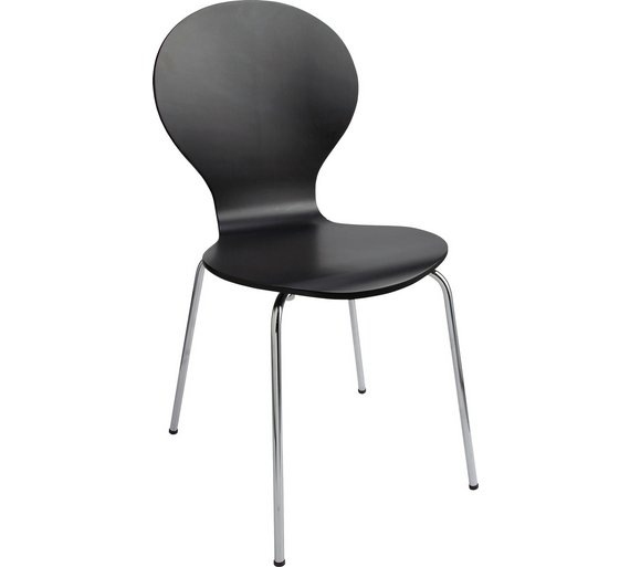 Buy ColourMatch Jet Black Bentwood Dining Chair at Argos.co.uk - Your ...