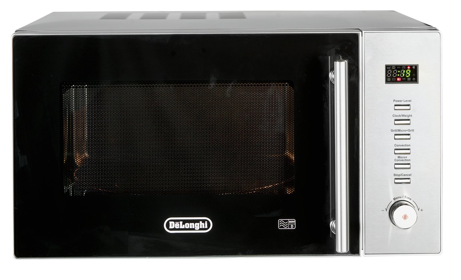 De'Longhi D90N30 900W Combination Microwave - S.Steel
